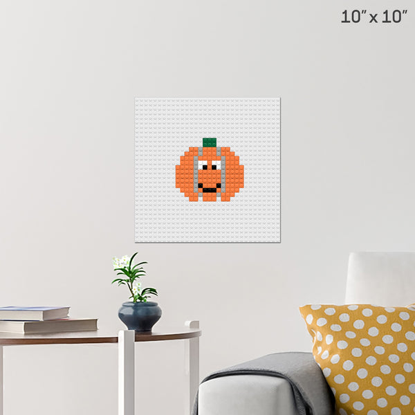 Pumpkin Brick Poster