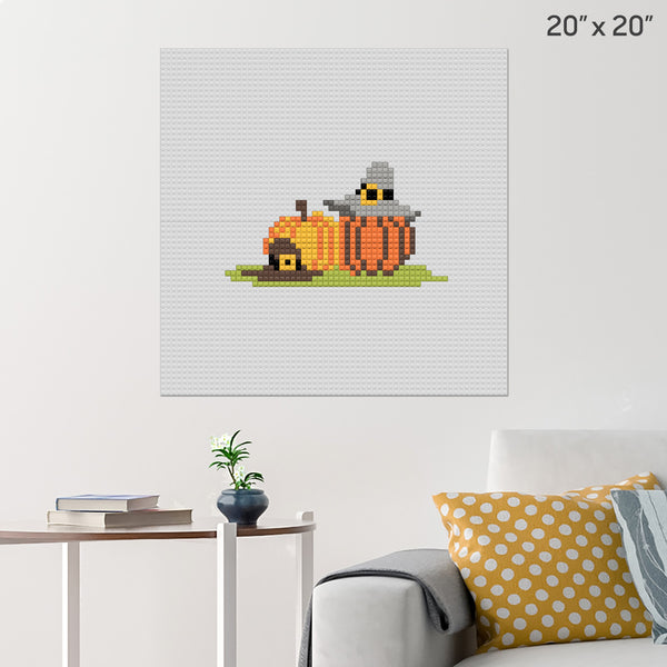 Pumpkin Brick Poster