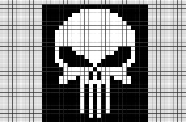 Punisher Pixel Art