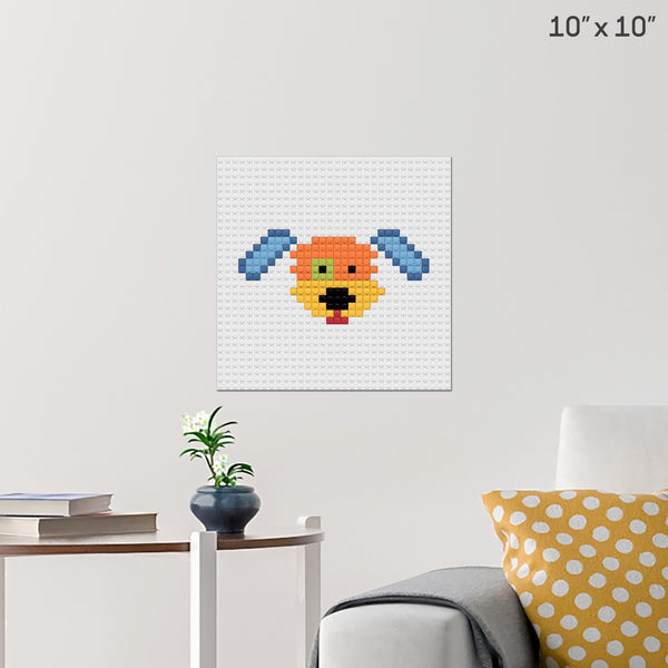 Puppy Pals Brick Poster