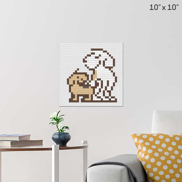 Pups Brick Poster