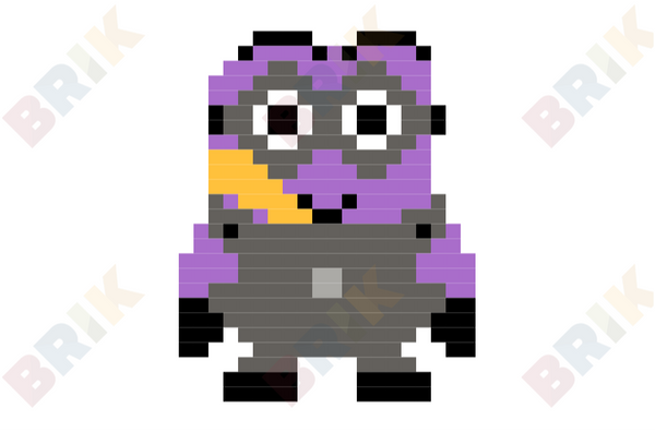 Purple Dave Pixel Art