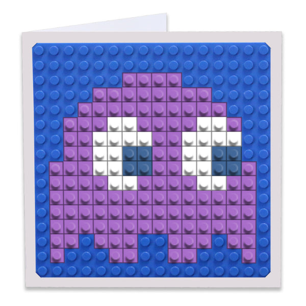 Purple Ghost Greeting Card