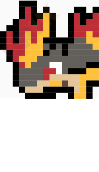 Quilava Pixel Art