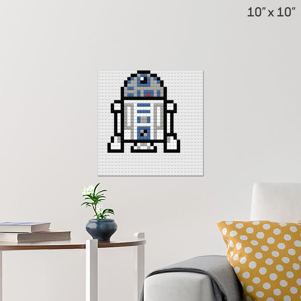 r2-d2 Brick Poster
