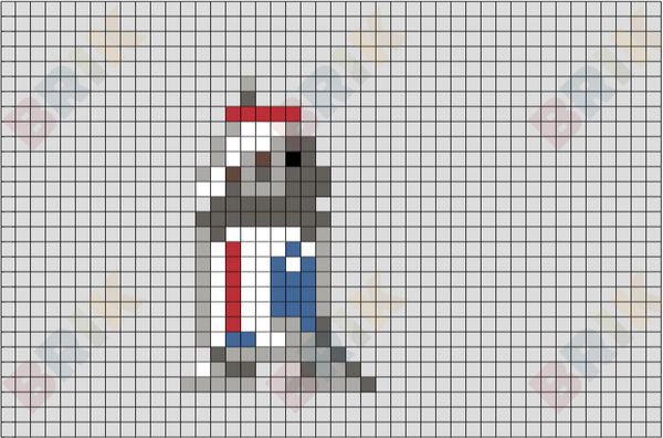 R5-D4 Pixel Art
