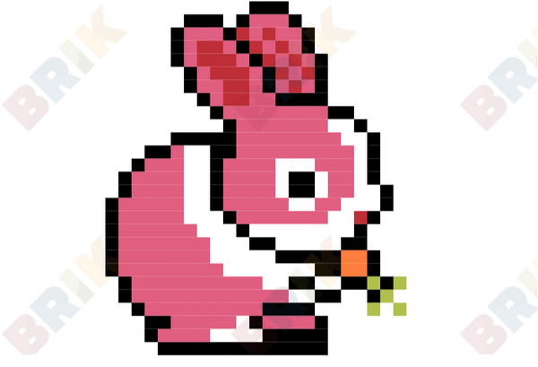 Rabbit Pixel Art
