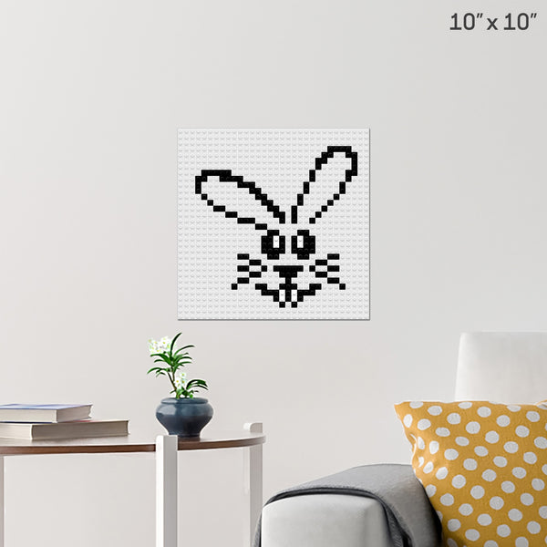 Rabbit Brick Poster