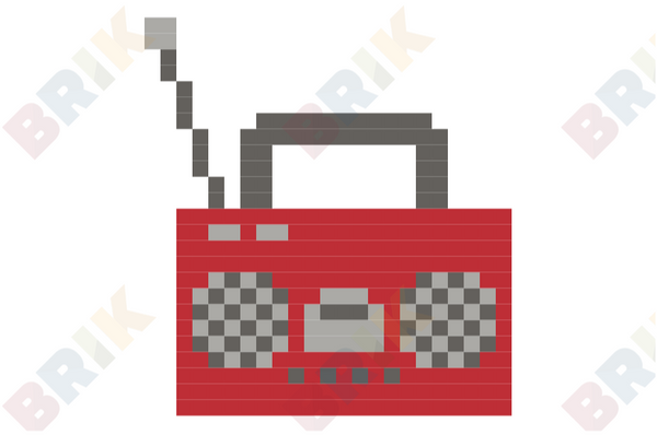 Radio Pixel Art