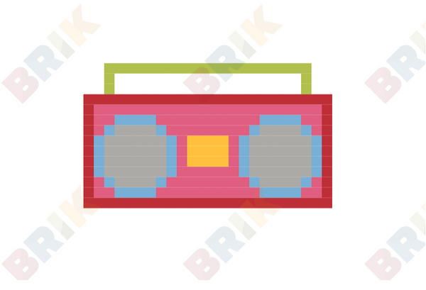 Radio Pixel Art