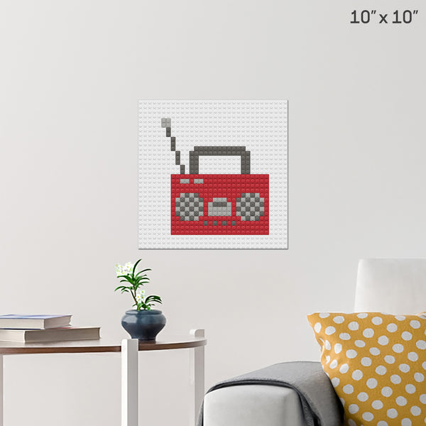 Radio Brick Poster