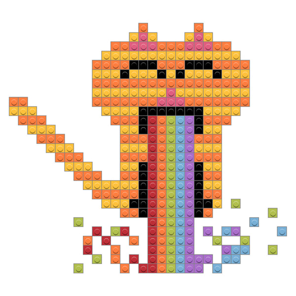 rainbow barfing ginger cat