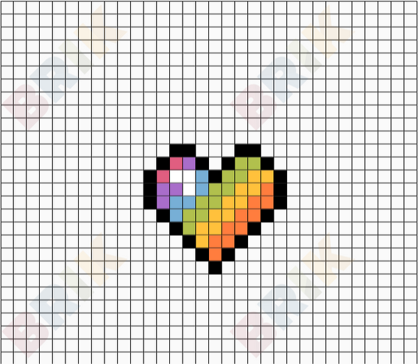 rainbow heart