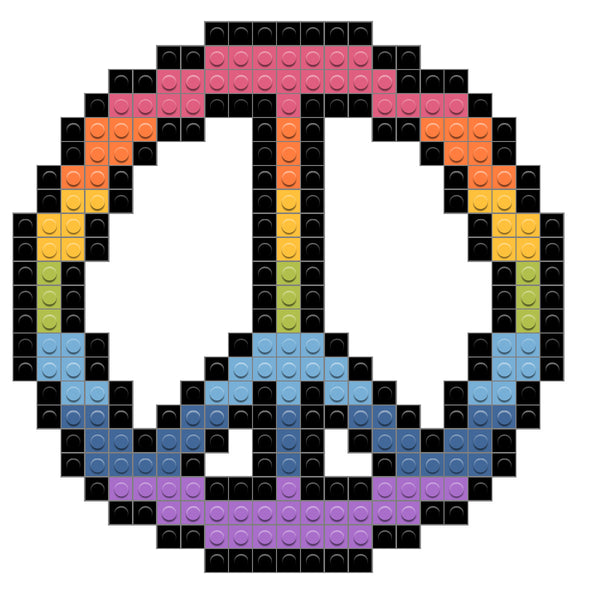 Rainbow Peace Sign