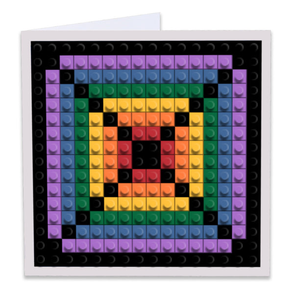 Rainbow Ripple Greeting Card