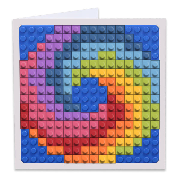 rainbow swirl Greeting Card