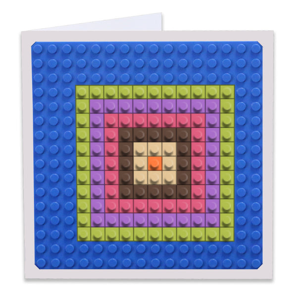 rainbow target Greeting Card