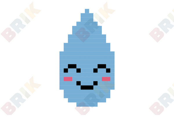 Raindrop Pixel Art