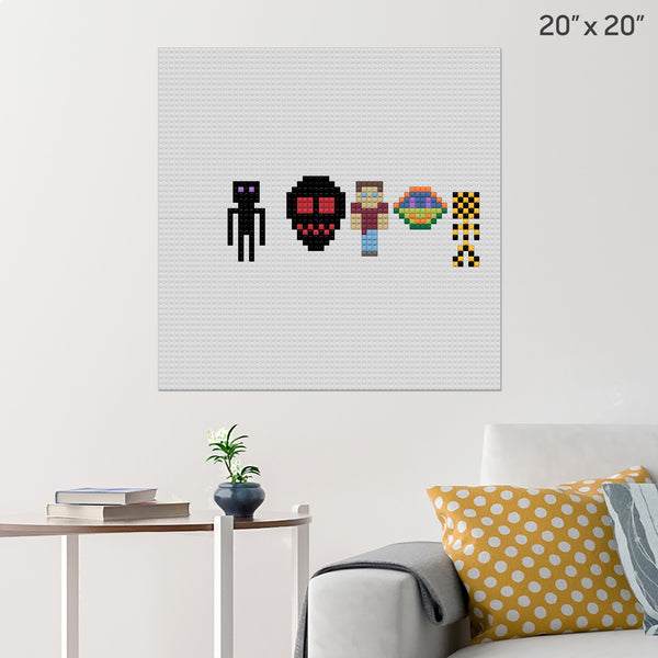 random designs Brick Poster