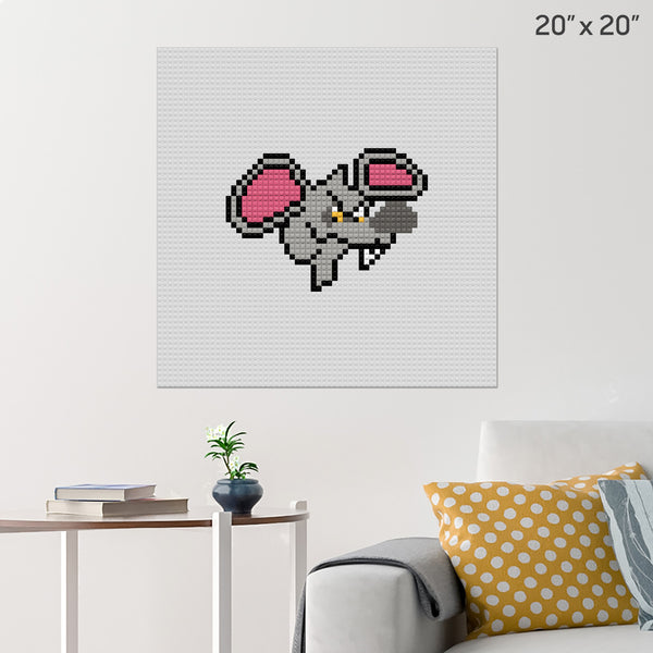 Rat Brick Poster
