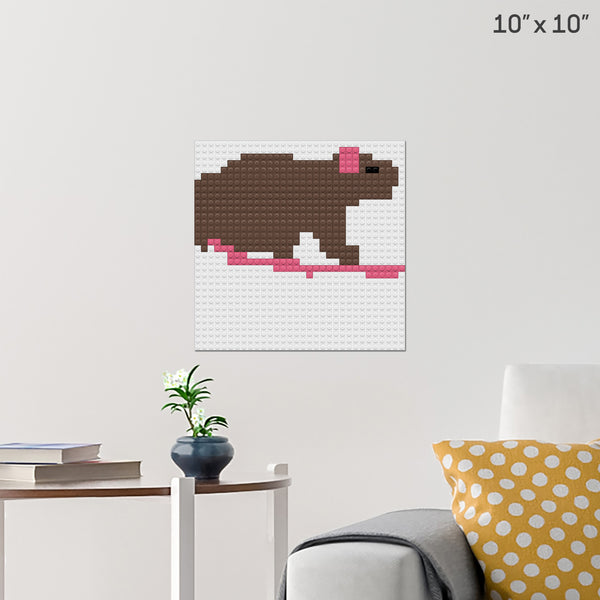 Rat Brick Poster