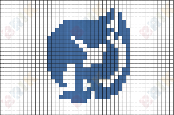 Raven Tail Pixel Art