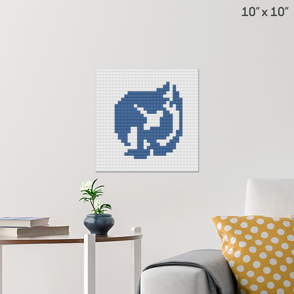 Raven Tail Brick Poster