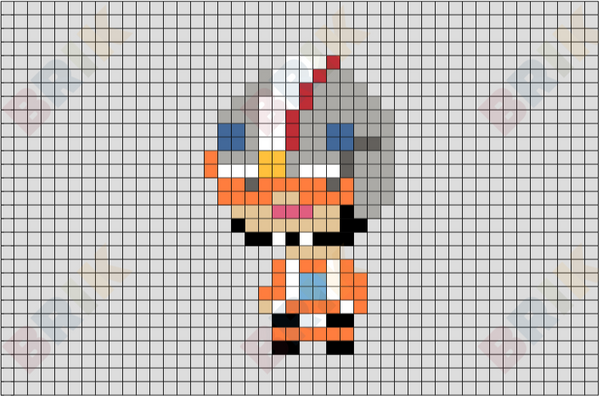 Rebel Pilot Pixel Art