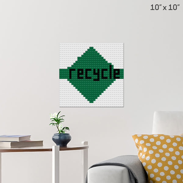 recycle Brick Poster