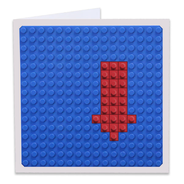 Red Arrow Greeting Card
