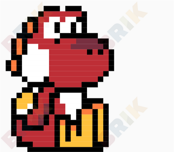 red baby yoshi