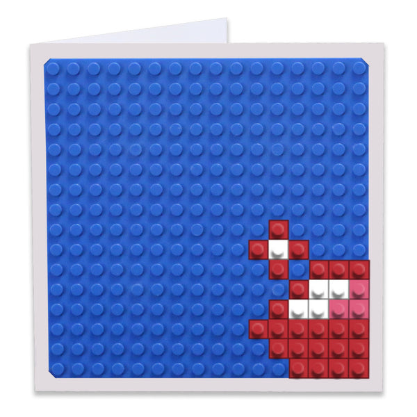 Red Chaos Emerald Greeting Card