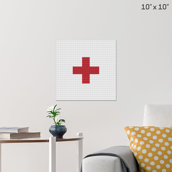 Red Cross Month Brick Poster