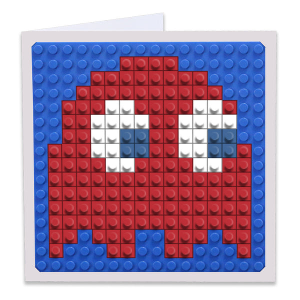Red Ghost Greeting Card