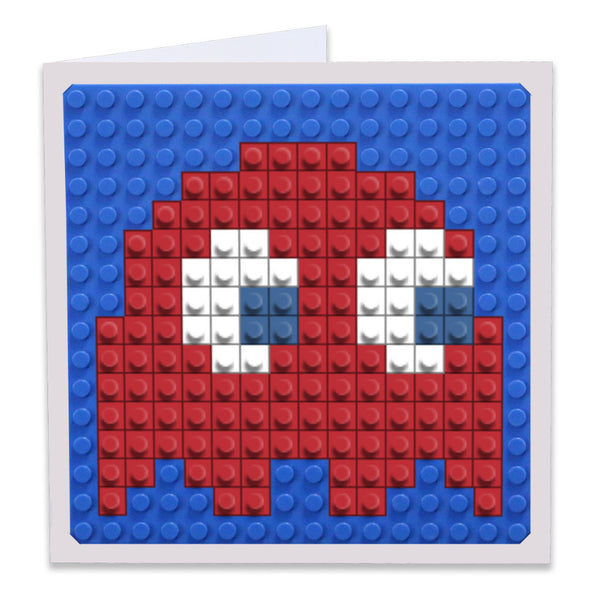 Red Ghost Greeting Card