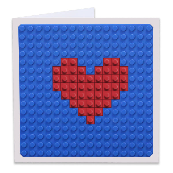 Red heard Greeting Card