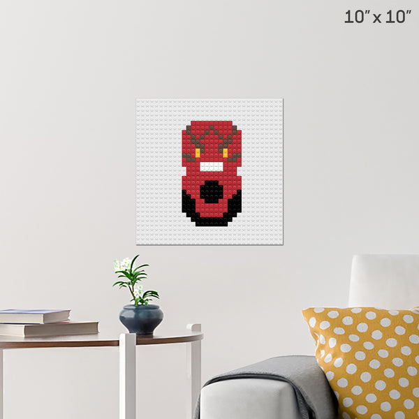 Red lantern corp Brick Poster