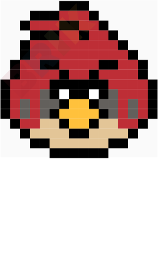 Red Pixel Art