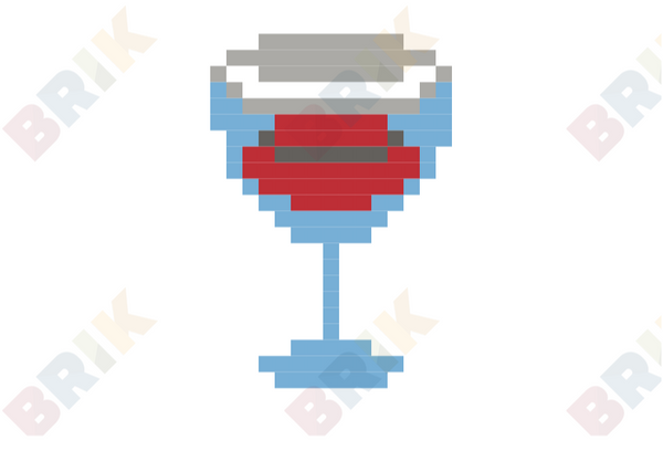 Red Wine Pixel Art