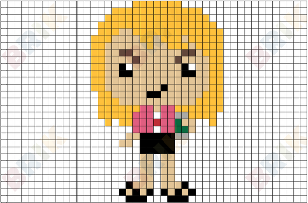Regina George Pixel Art