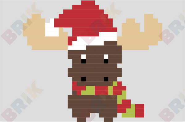 Reindeer Pixel Art