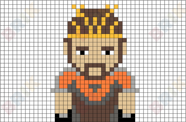 Renly Baratheon Pixel Art
