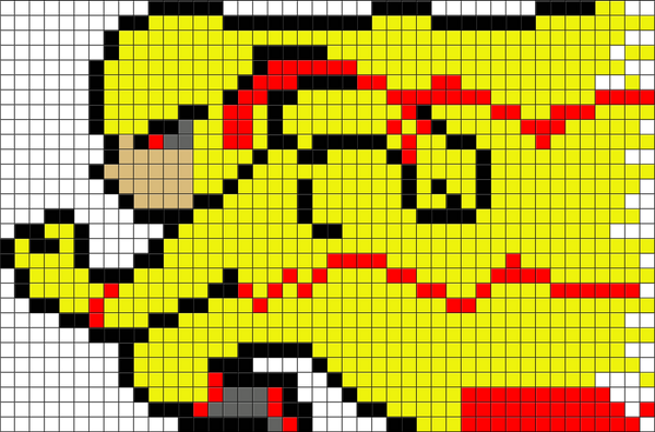 Reverse Flash Pixel Art