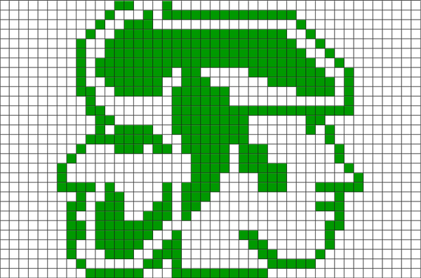 Rhett and Link Symbol Pixel Art