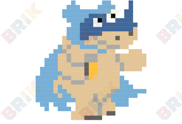 Rhinoceros Pixel Art