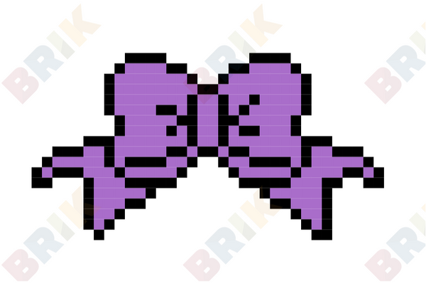 Ribbon Pixel Art
