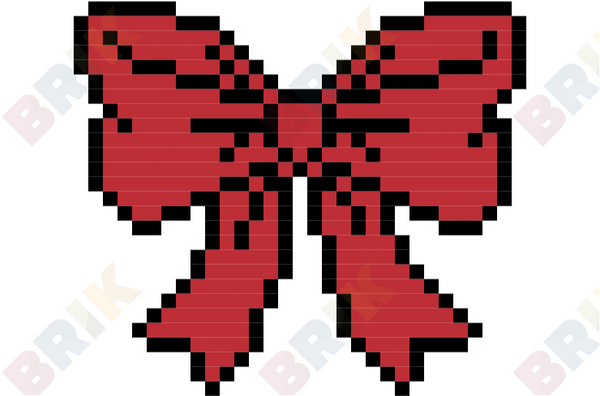 Ribbon Pixel Art