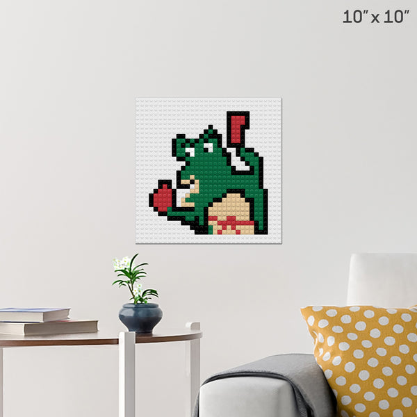 Ribby from Cuphead Brick Poster