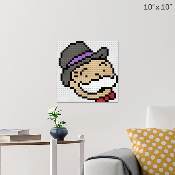 Rich Uncle Pennybags Brick Poster