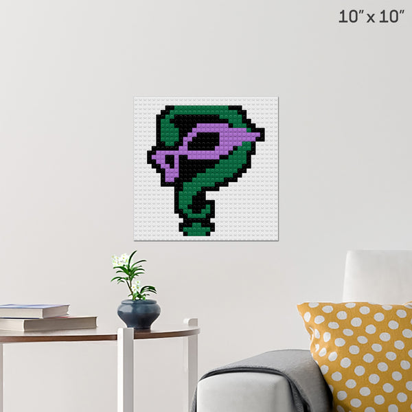 Riddler Brick Poster